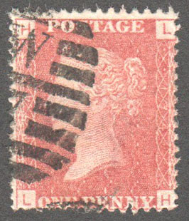 Great Britain Scott 33 Used Plate 174 - LH - Click Image to Close